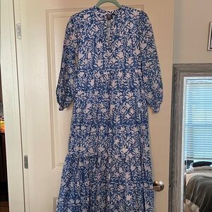 Madison Matthews Floral  Dress